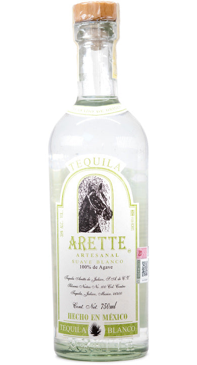 Tequila Arette Blanco 100% Agave Artesanal Suave