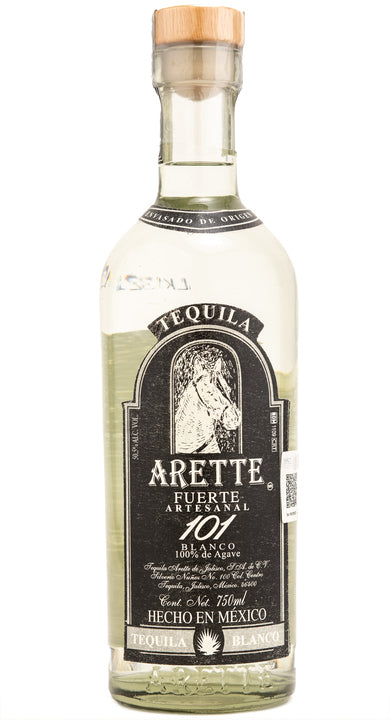 Tequila Arette Fuerte Artesanal 101 Blanco Still Strength