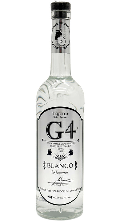 Tequila G4 Blanco 108 High Proof