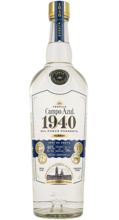 Campo Azul 1940 Blanco Tequila
